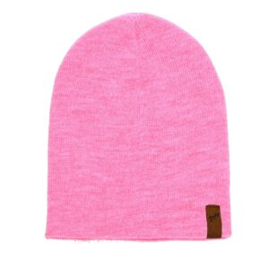 Rib Beanie - Pink Rib Beanie - Pink