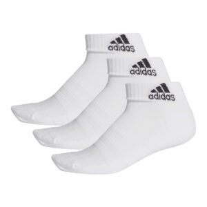 Cushioned Ankle Socks 3 Pairs - White Cushioned Ankle Socks 3 Pairs - White