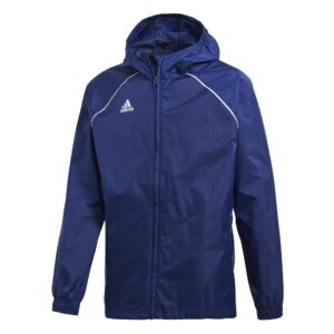 Youth Core Rain Jacket - Dark Blue/White Youth Core Rain Jacket - Dark Blue/White
