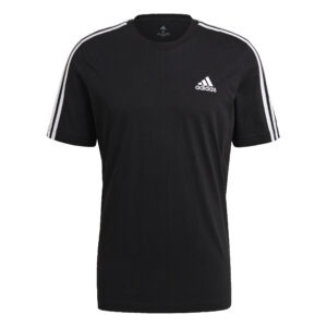 Essentials 3-Stripes Tee - Black Essentials 3-Stripes Tee - Black