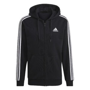 Essentials Fleece 3-Stripes Full-Zip Hoodie Essentials Fleece 3-Stripes Full-Zip Hoodie