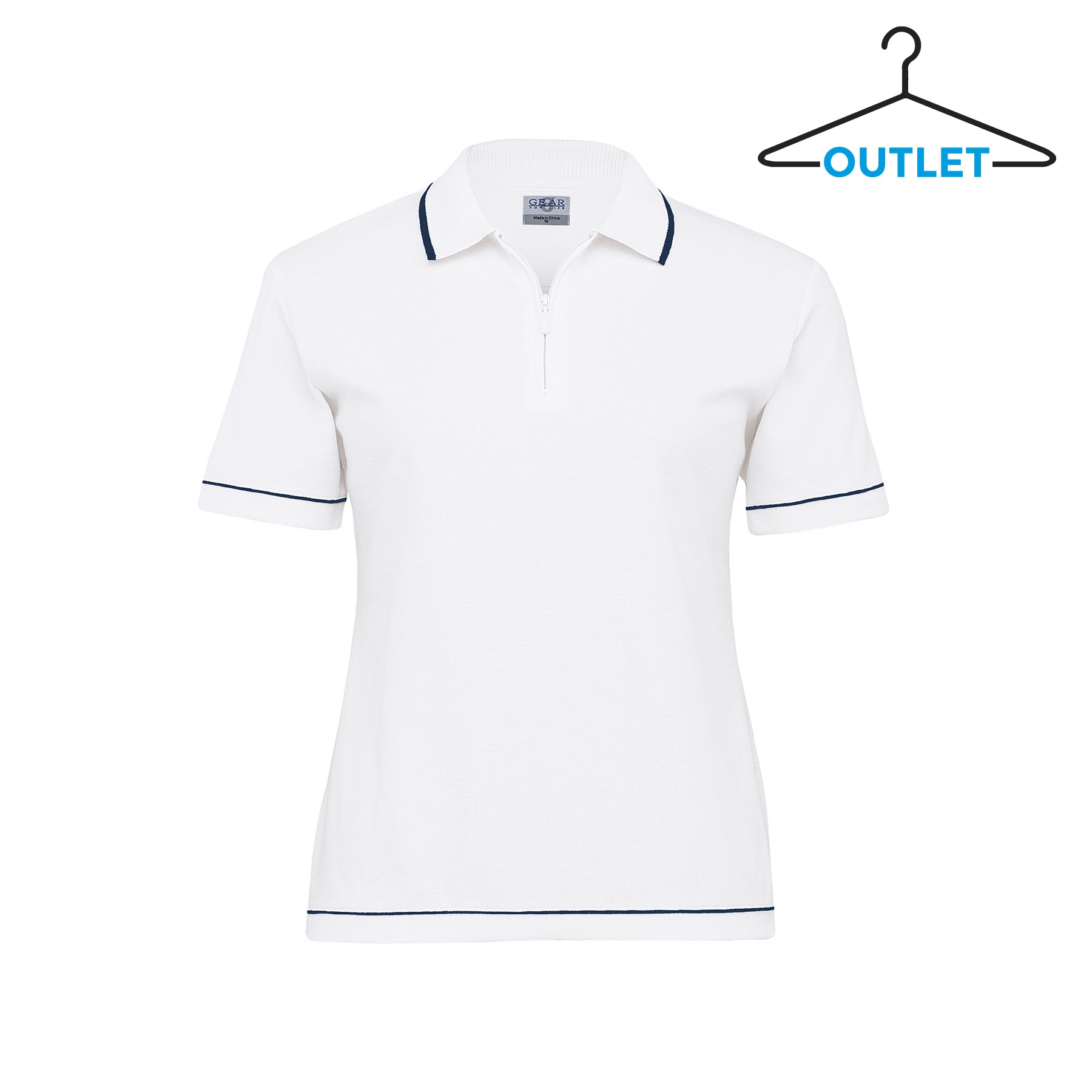 Retro Waffle Polo - Womens