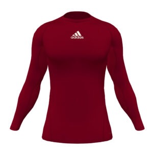 Techfit Longsleeve Compression Top - Burgundy Techfit Longsleeve Compression Top - Burgundy