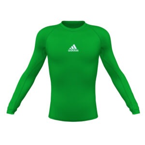 Youth Techfit Longsleeve Compression Top - Green Youth Techfit Longsleeve Compression Top - Green