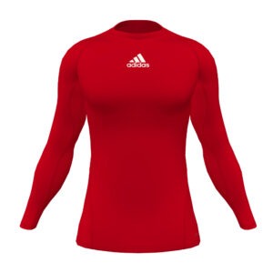 Techfit Longsleeve Compression Top - Red Techfit Longsleeve Compression Top - Red