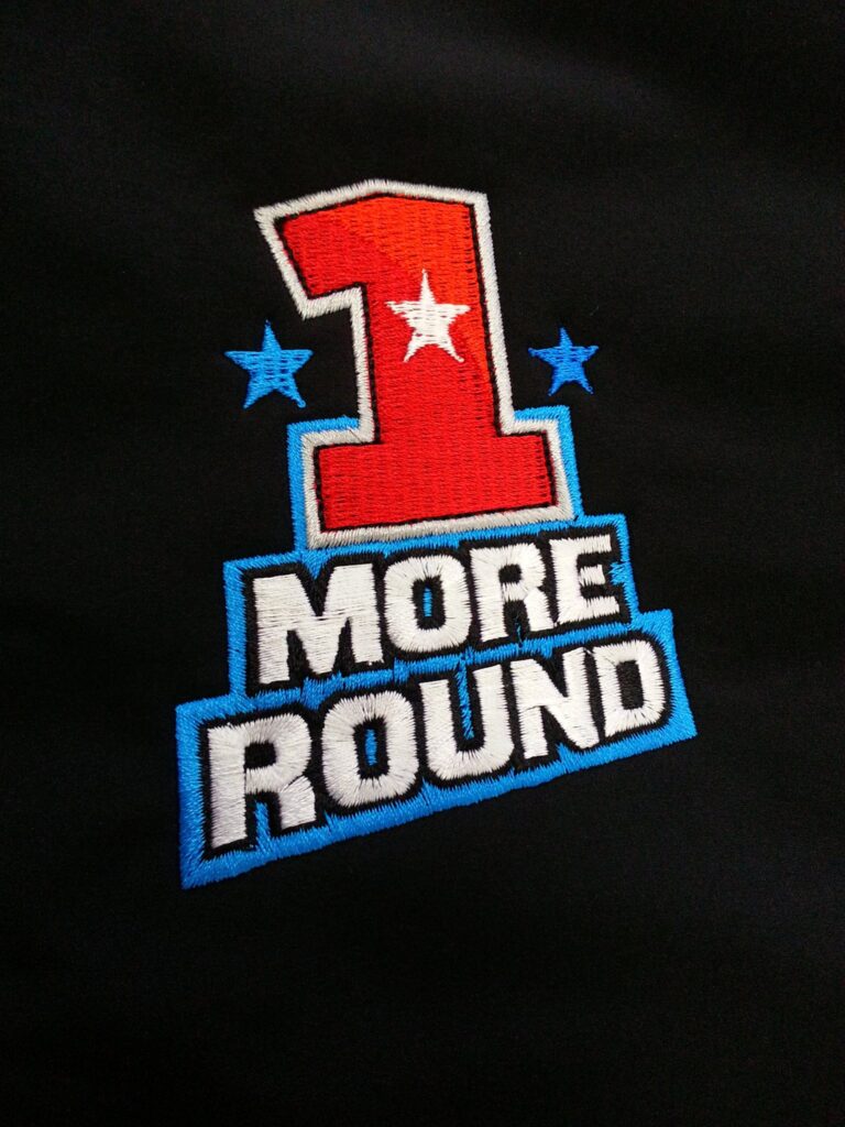 sportswear clothing with custom embroidery