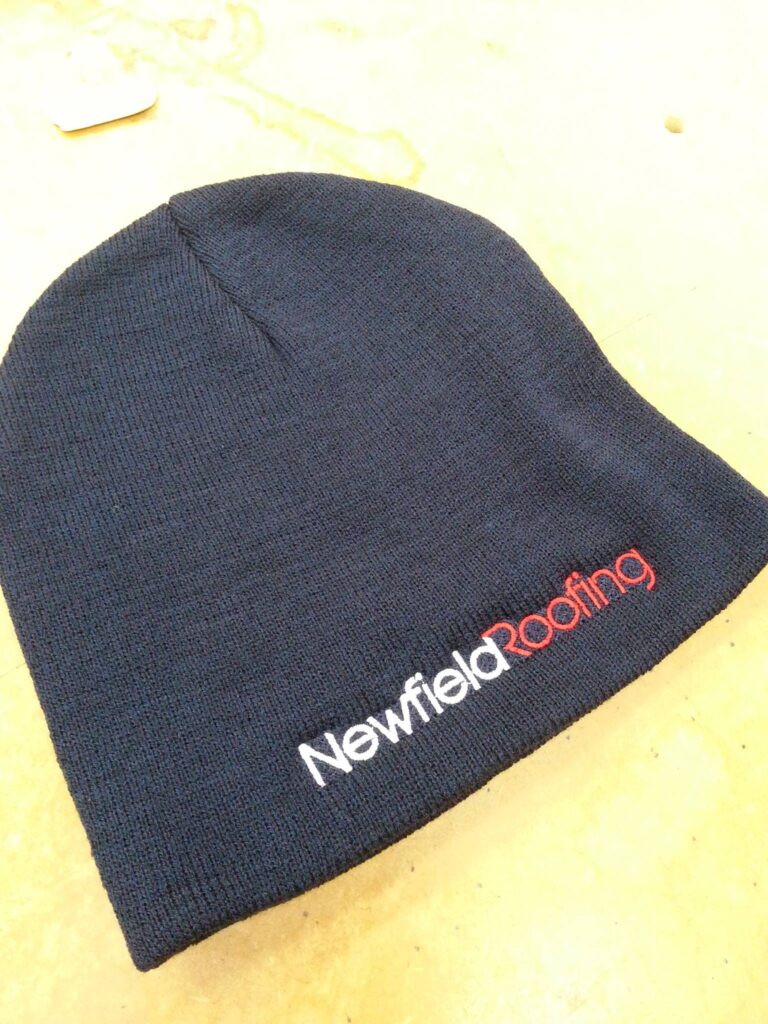 custom embroidered beanie