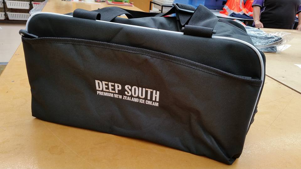embroidery on bag
