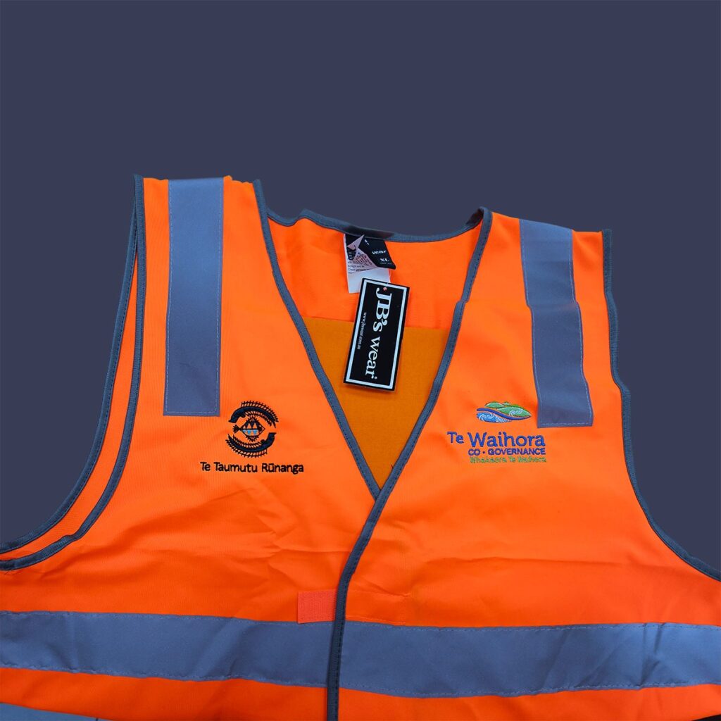 Embroidery on Hi Viz vest