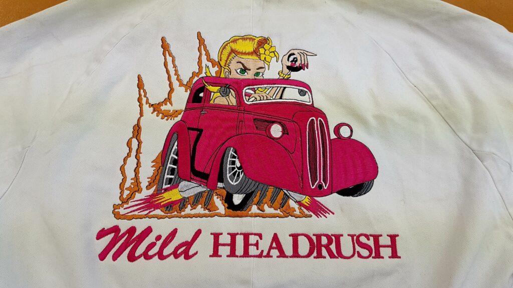 custom embroidery on top