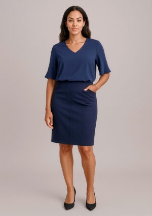 Womens Siena Bandless Pencil Skirt Womens Siena Bandless Pencil Skirt