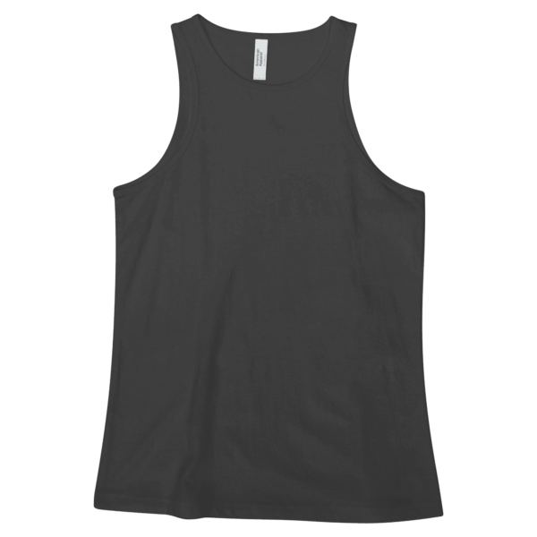 American Apparel CVC Womens Racerneck Tank Charcoal Heather