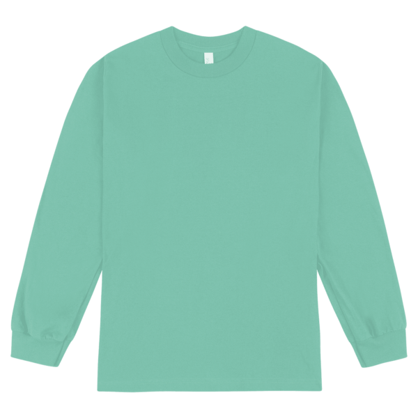 American Apparel Heavyweight Cotton Unisex Long Sl Celadon
