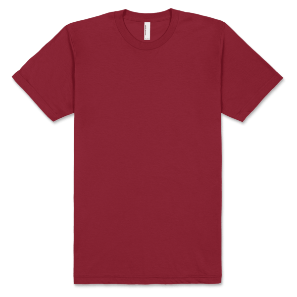 American Apparel Unisex Fine Jersey Short Sleeve T Cranberry