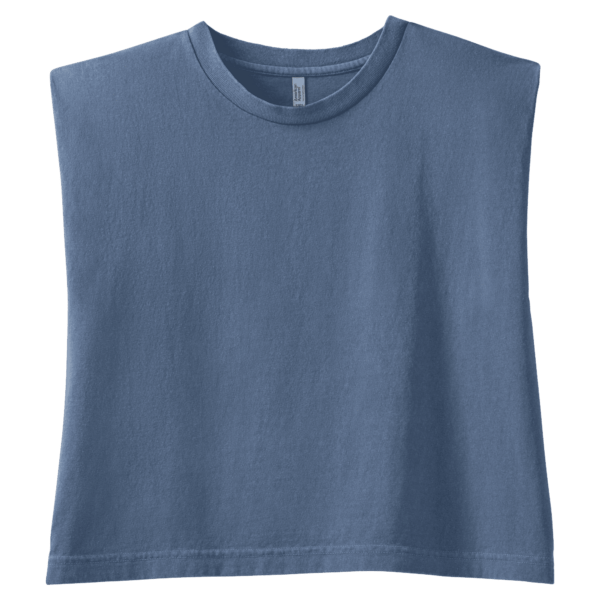 American Apparel Women's Muscle T-shirt Faded Navy
