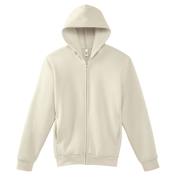 American Apparel Reflex Fleece Unisex Full Zip Hoo Bone