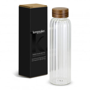 Keepsake Linear Glass Drink Bottle Keepsake Linear Glass Drink Bottle