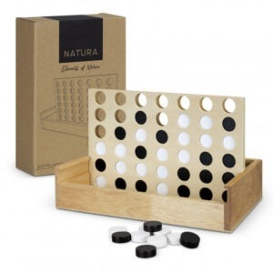 NATURA Quattro Wooden Four-in-a-Row Game NATURA Quattro Wooden Four-in-a-Row Game