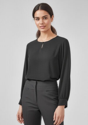 Womens Evelyn Long Sleeve Blouse Womens Evelyn Long Sleeve Blouse