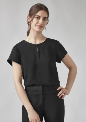 Womens Evelyn Short Sleeve Blouse