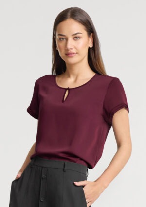Womens Evelyn Short Sleeve Blouse Womens Evelyn Short Sleeve Blouse