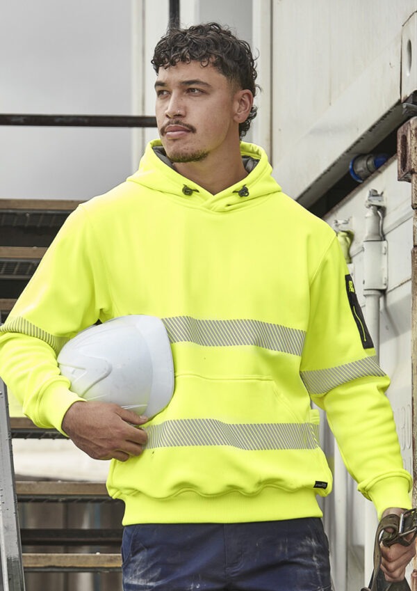 Unisex Streetworx Water Resistant Hoodie with Segm Yellow