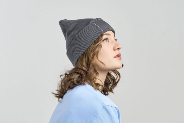 Atlantis Wind with Patch Beanie