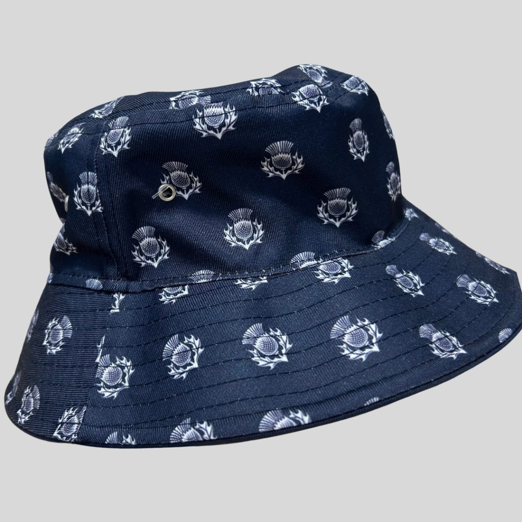 Saint Andrews College Personalised Bucket Hat with thistles
