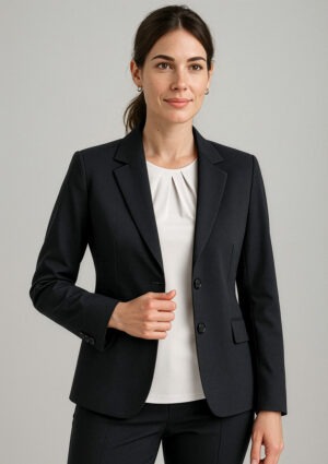 Womens Comfort Wool Stretch Longline Jacket Womens Comfort Wool Stretch Longline Jacket