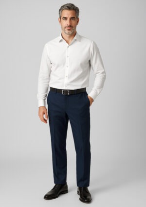 Mens Comfort Wool Stretch Adjustable Waist Pant Mens Comfort Wool Stretch Adjustable Waist Pant