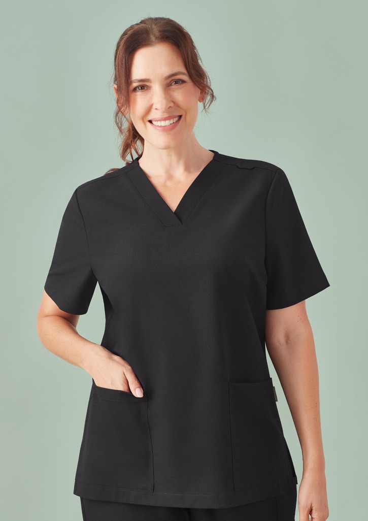Womens Pulse V-Neck Scrub Top Womens Pulse V-Neck Scrub Top