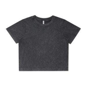 Wo's Stone Wash Heavy Crop | 4086 Wo's Stone Wash Heavy Crop | 4086