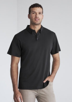 Mens Lotus Short Sleeve Polo Mens Lotus Short Sleeve Polo