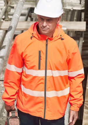 Unisex Super Light Segmented Tape Packable Rain Jacket Unisex Super Light Segmented Tape Packable Rain Jacket