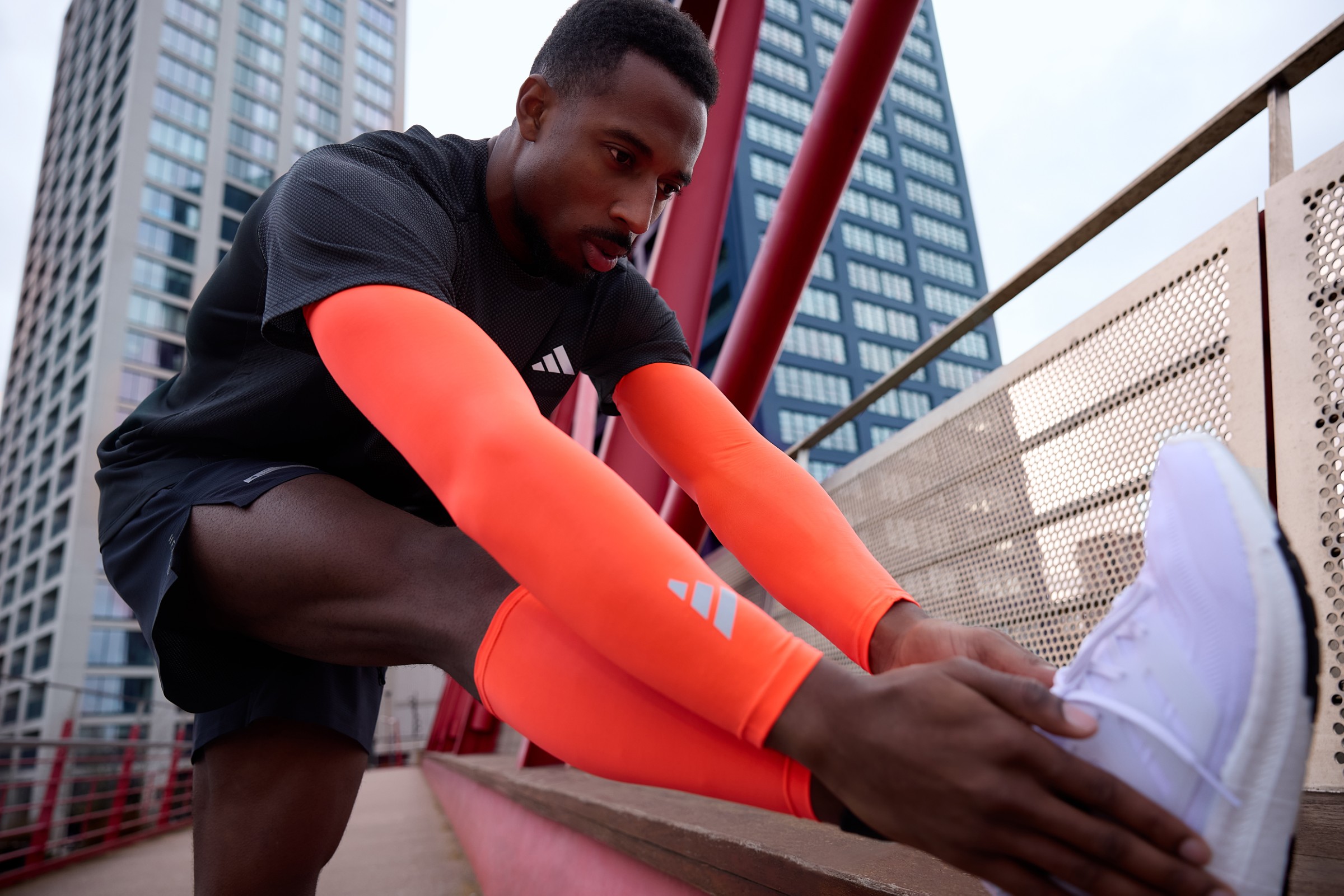 Aeroready Compression Arm Sleeves - Red