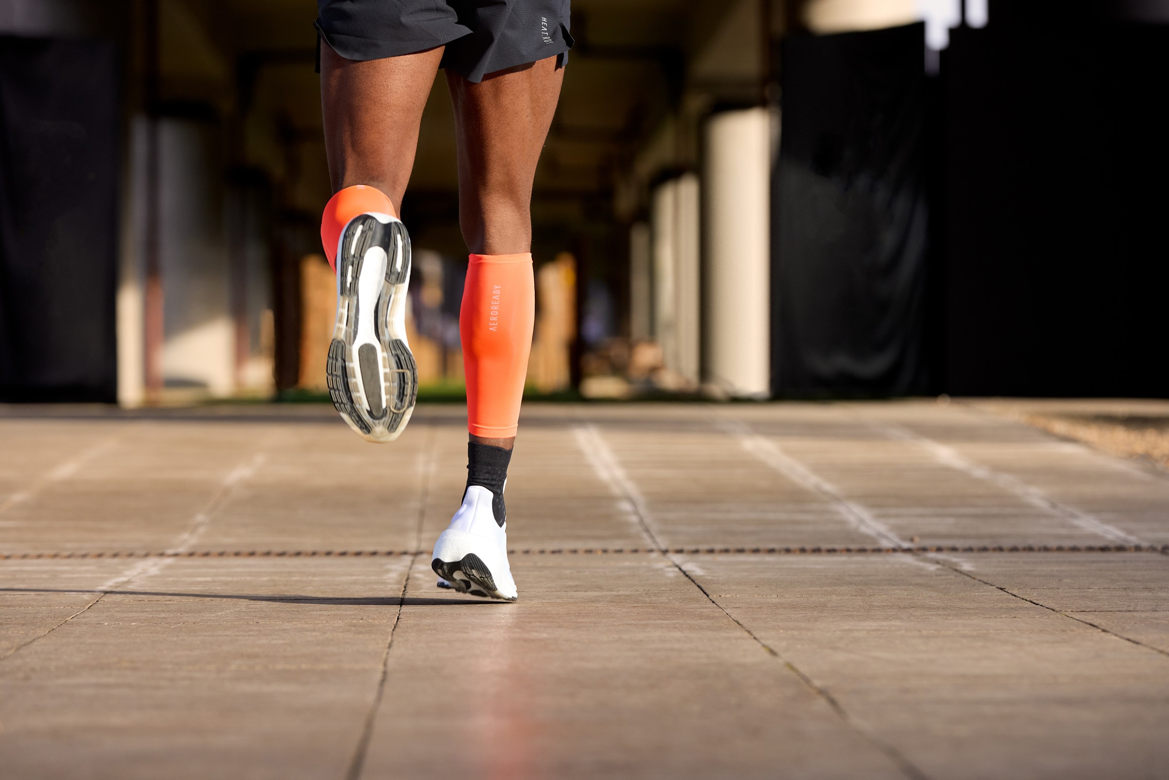 Aeroready Compression Calf Sleeves - Red