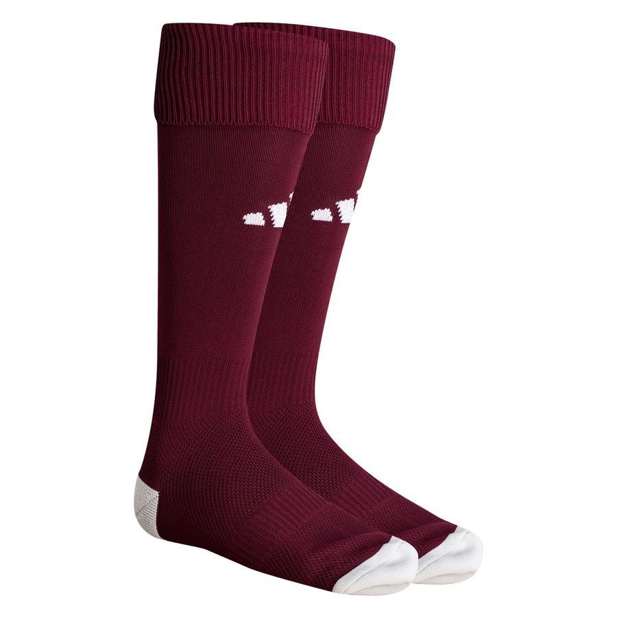 Milano Socks - Maroon/White Milano Socks - Maroon/White