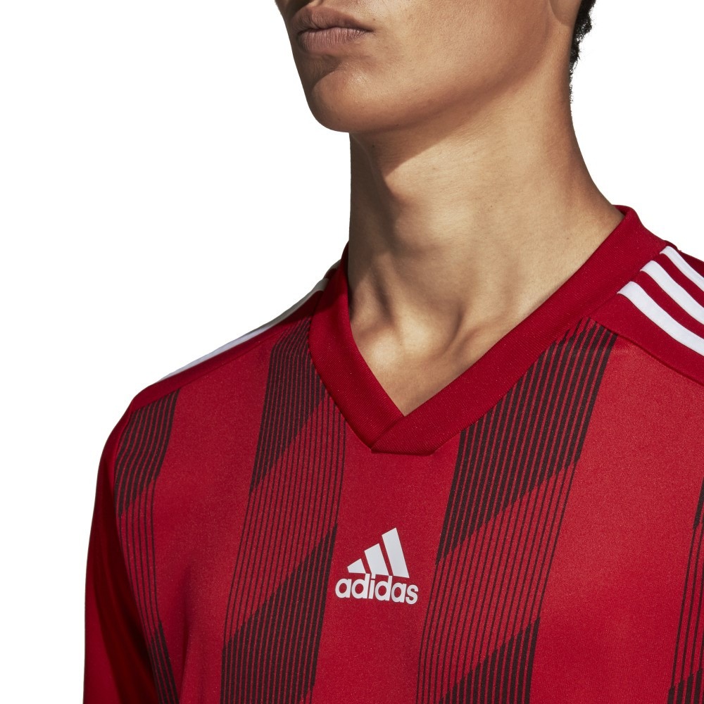 Striped Jersey - Power Red/White Striped Jersey - Power Red/White