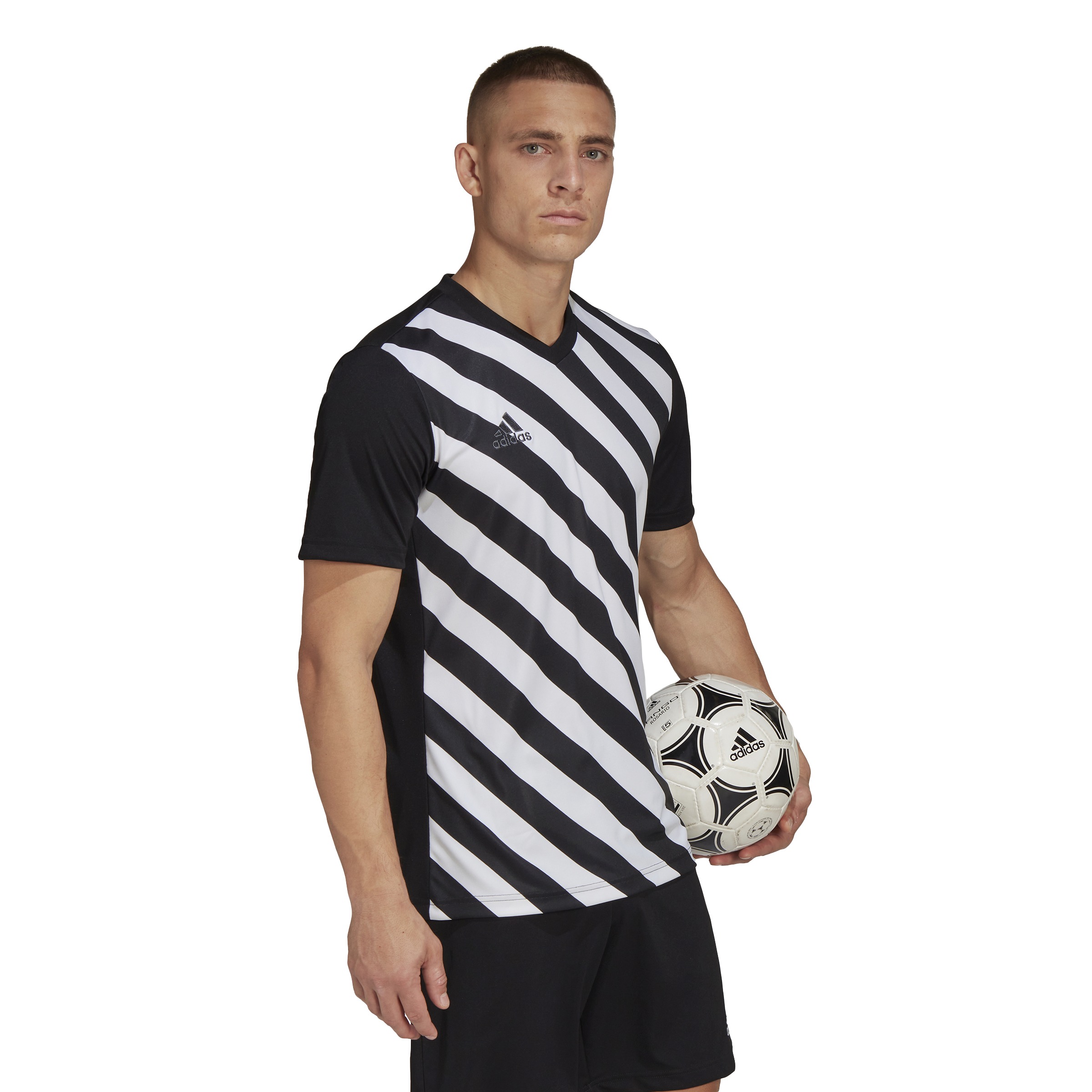 Entrada Striped Jersey - Black Entrada Striped Jersey - Black