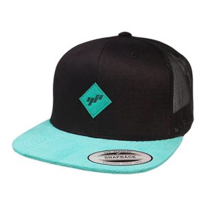 Flatpeak Trucker - Black/Turq Flatpeak Trucker - Black/Turq