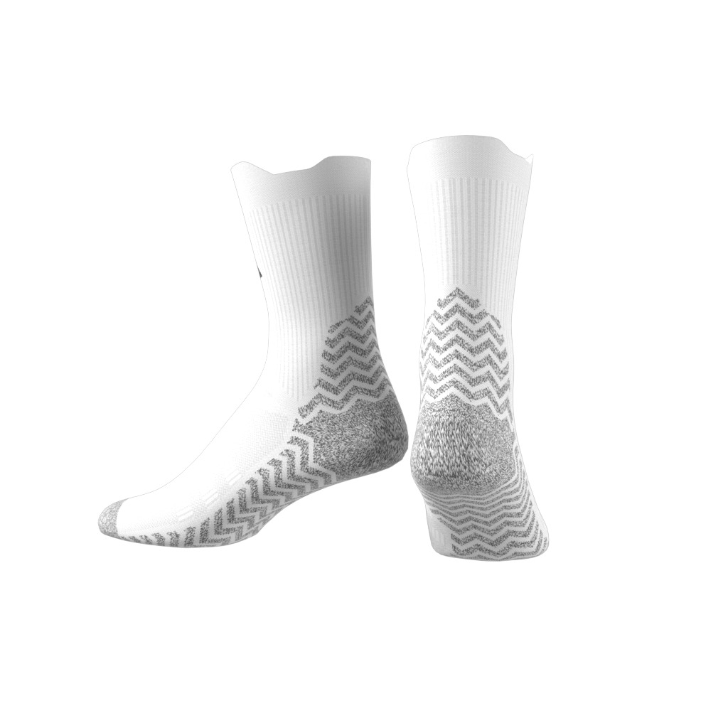 Grip Knitted Crew Cushioned Performance Socks - Wh Grip Knitted Crew Cushioned Performance Socks - Wh
