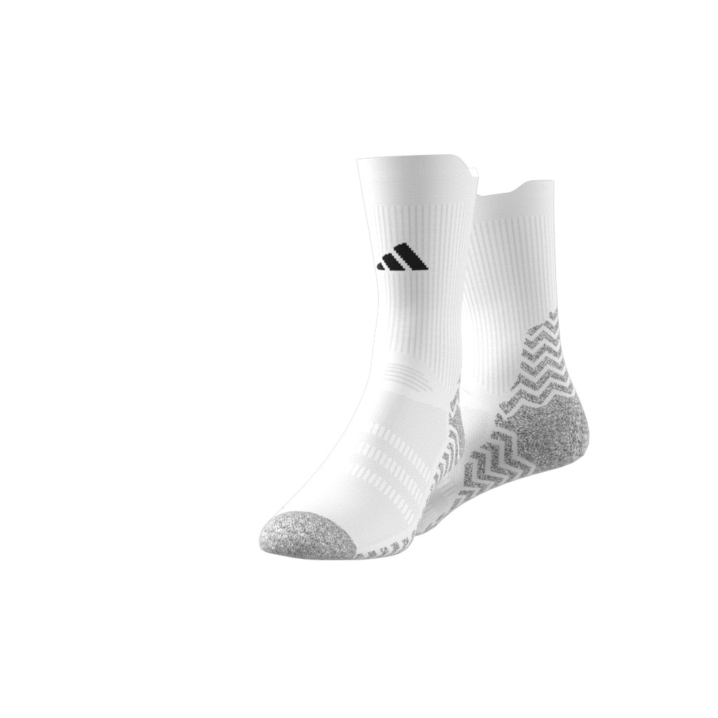Grip Knitted Crew Cushioned Performance Socks - Wh Grip Knitted Crew Cushioned Performance Socks - Wh