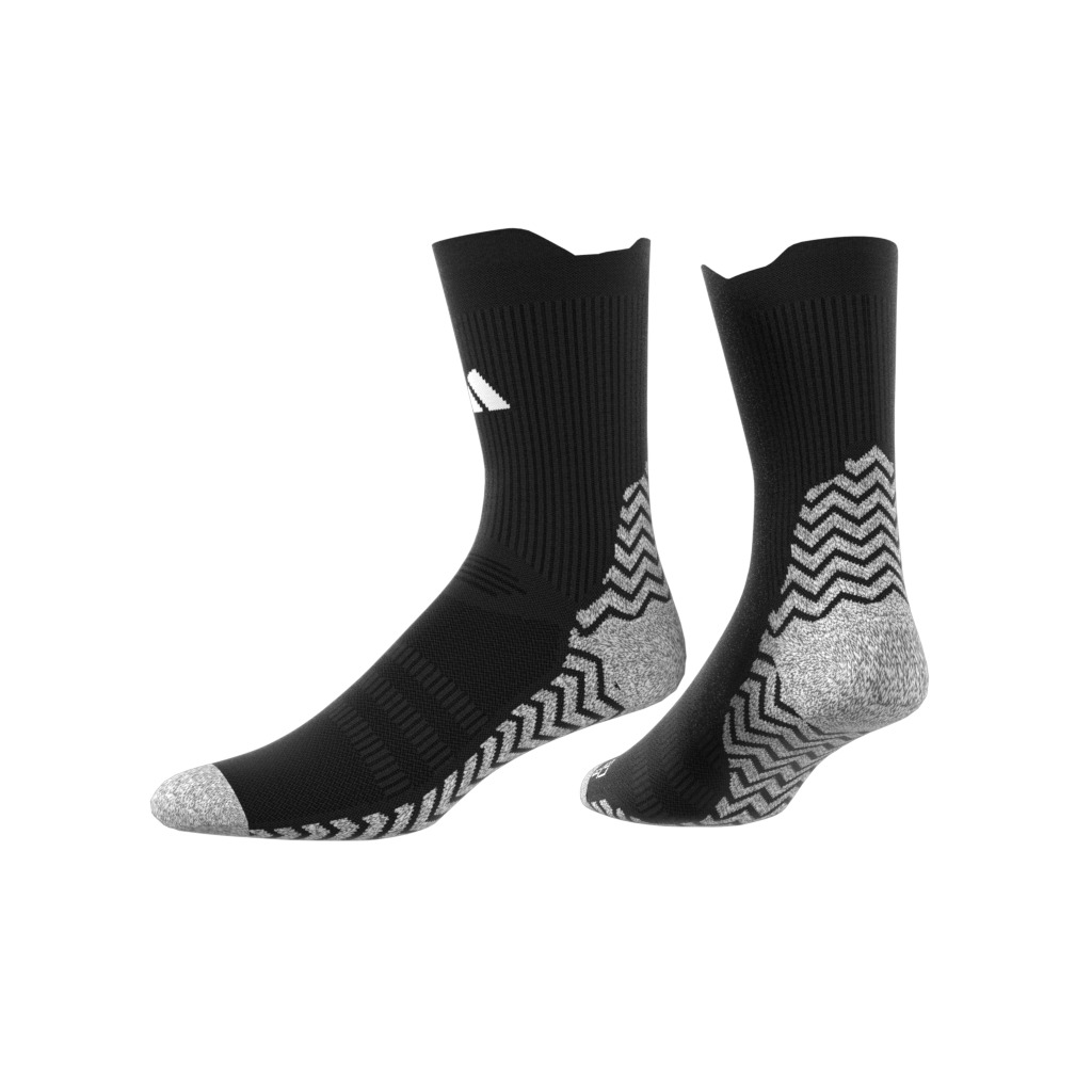 Grip Knitted Crew Cushioned Performance Socks - Bl Grip Knitted Crew Cushioned Performance Socks - Bl