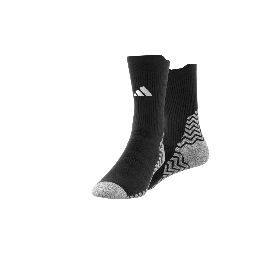 Grip Knitted Crew Cushioned Performance Socks - Bl Grip Knitted Crew Cushioned Performance Socks - Bl