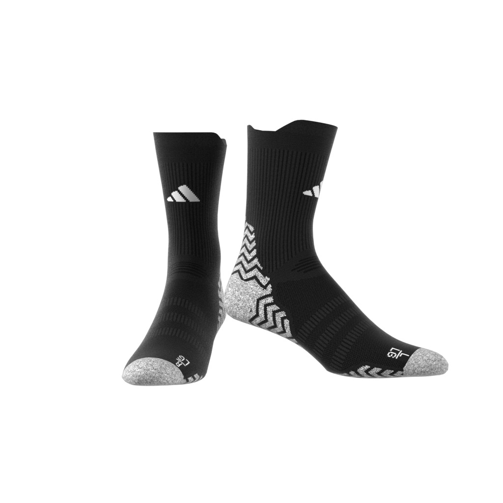 Grip Knitted Crew Cushioned Performance Socks - Bl Grip Knitted Crew Cushioned Performance Socks - Bl