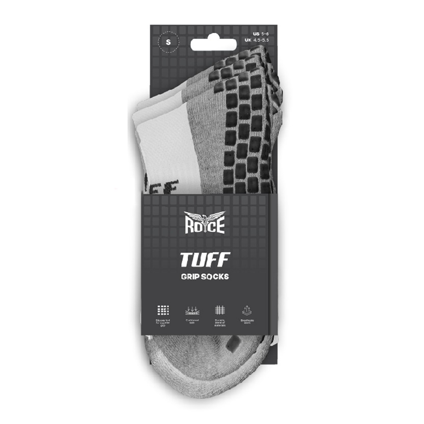 Tuff Grip Socks 3-Pack - White Tuff Grip Socks 3-Pack - White