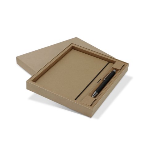 Kraft Notebook and Pen Gift Set Kraft Notebook and Pen Gift Set