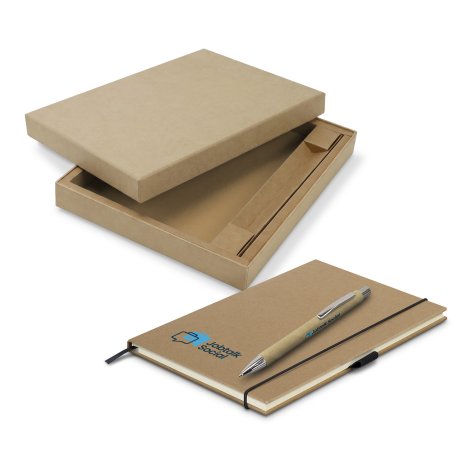 Kraft Notebook and Pen Gift Set Kraft Notebook and Pen Gift Set