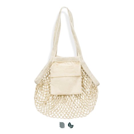 Cotton Mesh Foldaway Tote Bag - Small Cotton Mesh Foldaway Tote Bag - Small