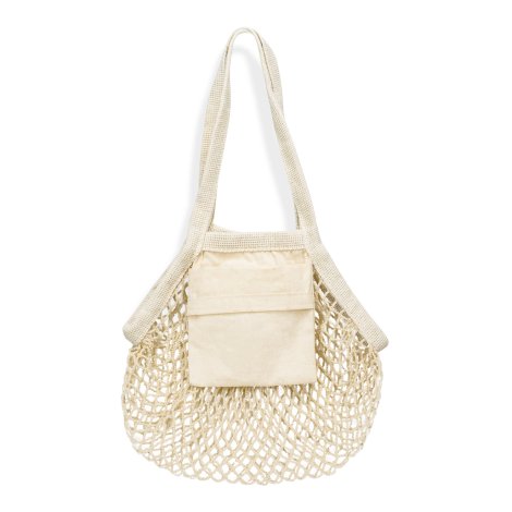 Cotton Mesh Foldaway Tote Bag - Small Cotton Mesh Foldaway Tote Bag - Small